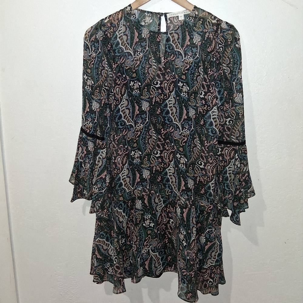 VERONICA BEARD Denver Paisley Dress - Picture 4 of 7